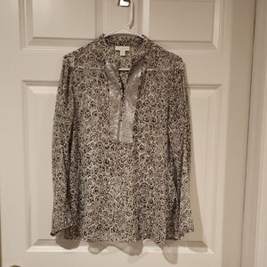 Charter Club Sheer Tunic Sz 12P